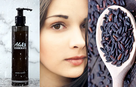 ผมหนา สตรองด้วย AloEx Black